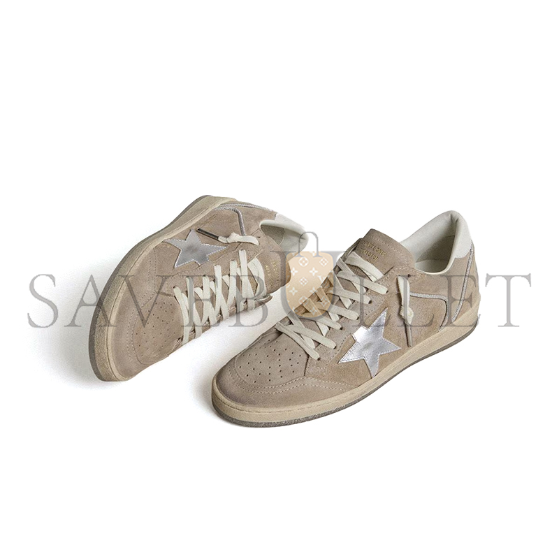 GOLDEN GOOSE BROWN BALL STAR LTD STAR-EMBELLISHED SUEDE TRAINERS GWF00327 GOLDEN GOOSE BROWN BALL STAR LTD STAR-EMBELLISHED SUEDE TRAINERS GWF00327